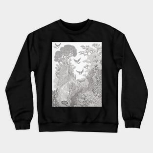 Nature's Symphony Pattern Crewneck Sweatshirt